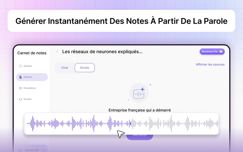 Screenshot #2 pour Notebook - AI Note Taker