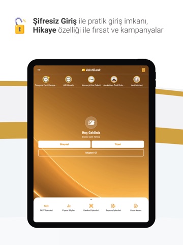 VakıfBank Mobil Bankacılık iPad screenshot 3