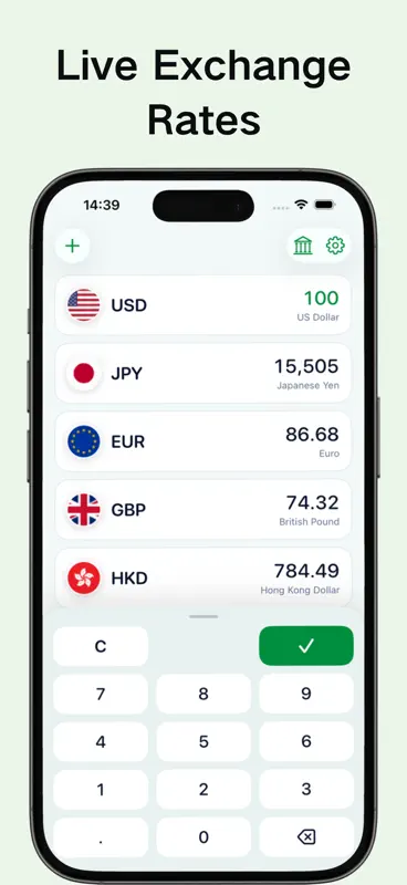 Currency Converter: Live FX screenshot 1 of 5
