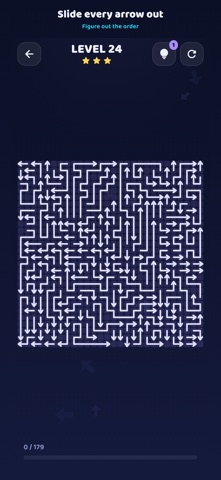 Arrow Out! Untangle Puzzle Screenshot 2 of 4