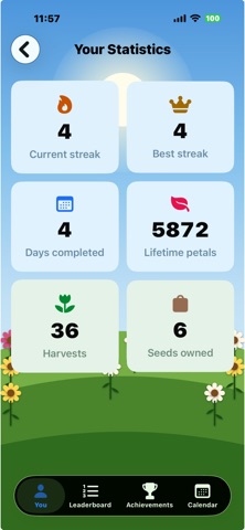 Daisy Garden Solitaire iPhone screenshot