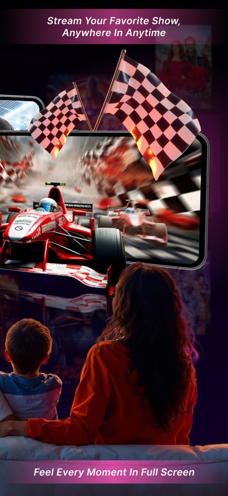 IPTV Player: Xtream, M3U, EPG - This tool enables an immersive Full Screen viewing experience, ensuring users can stream their favorite content on-the-go, anytime and anywhere.