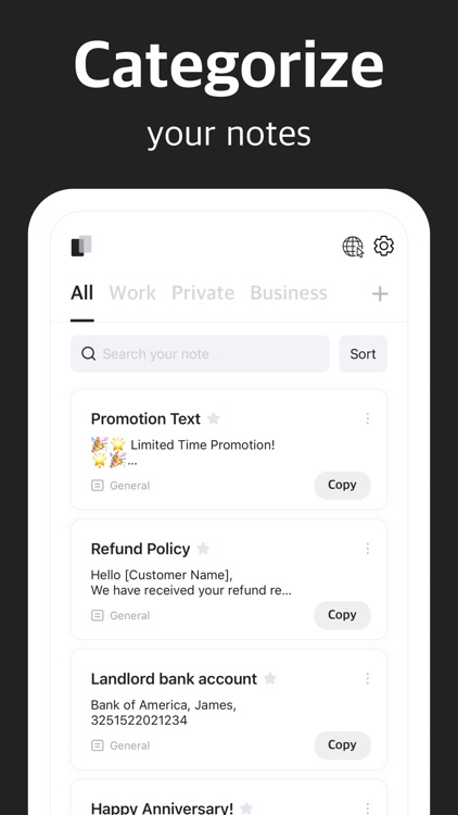 CopyNote - Type 20x Fast