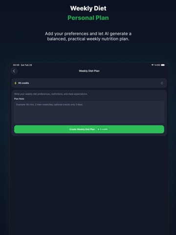NutriAssistant AI iPad screenshot