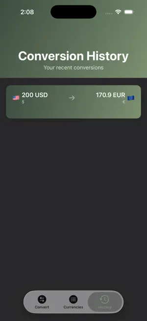 Simple Currency Conversions screenshot 2