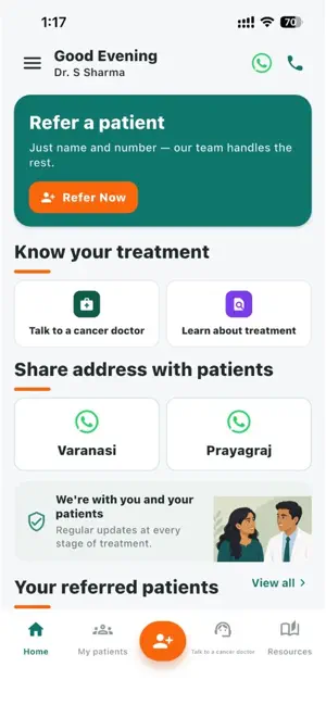 ZenOnco Partner screenshot 1