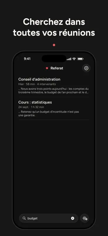 Referat : notes de réunion IA screenshot 6 of 6