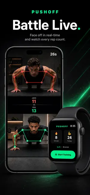 PushOff: Push ups Tracker screenshot 1