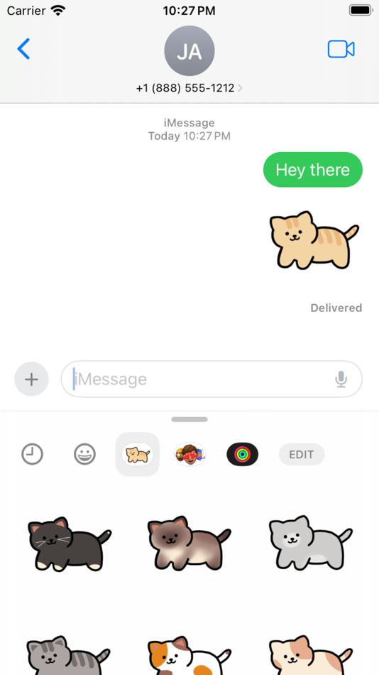 Colorful cat stickers (iOS) 게시자: Michelle Liu