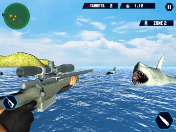 Wild Shark Hunting Shark Game iPad screenshot