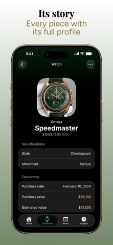 Wristo: Watch Collection iPhone screenshot