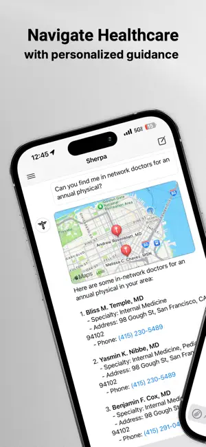 Sherpa – Health Care Navigator screenshot 1