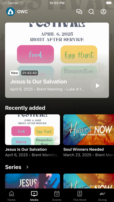 Overflow Worship Center Screenshot