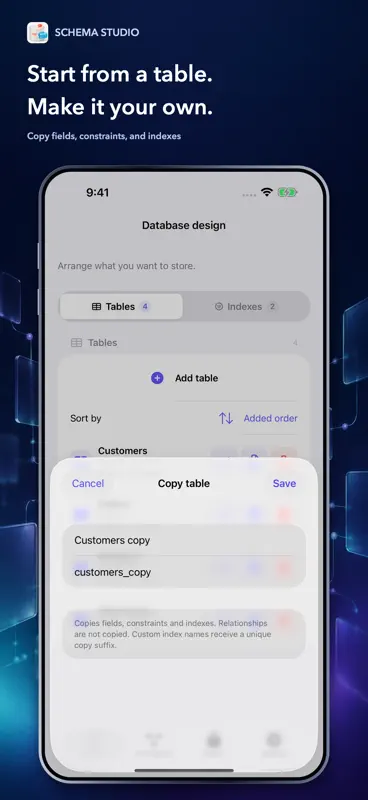 Schema Studio: Database Design screenshot 2 of 5