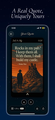 Ink & Sky - Daily Quotes screenshot