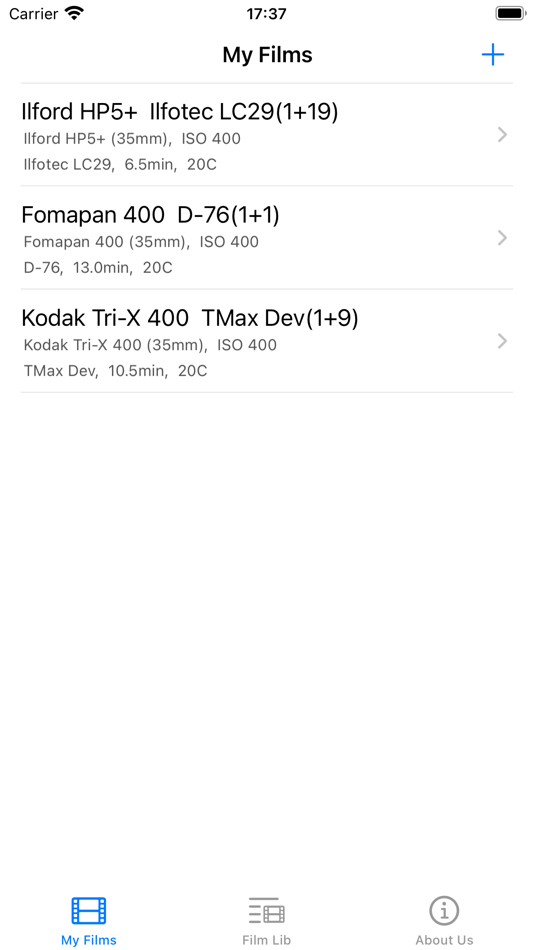 #2. film Dev Timer (iOS) 由: 家啟 褚