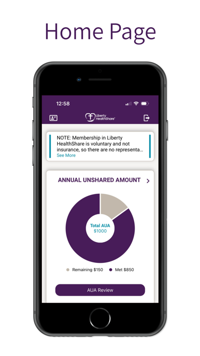 Liberty HealthShare Screenshot