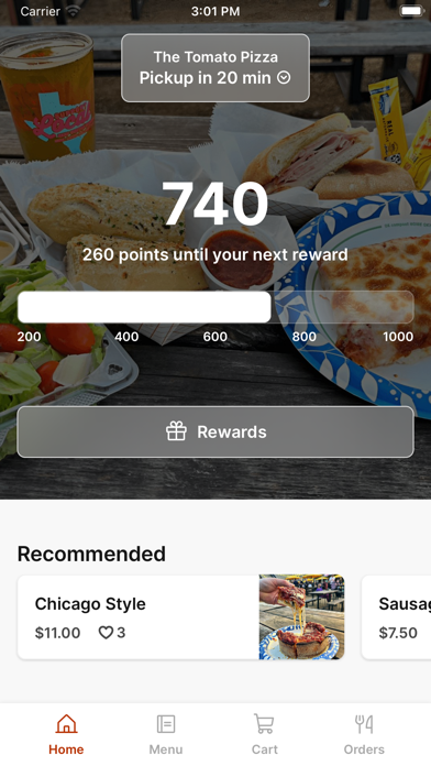 The Tomato Pizza iPhone screenshot 1 - Food & Drink app