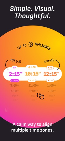 Time Zone Slider: World Clock Screenshot 6 of 7