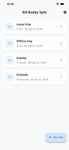 Bill Buddy Split Screenshot 1 of 6