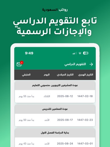 رواتب السعودية iPad screenshot 6