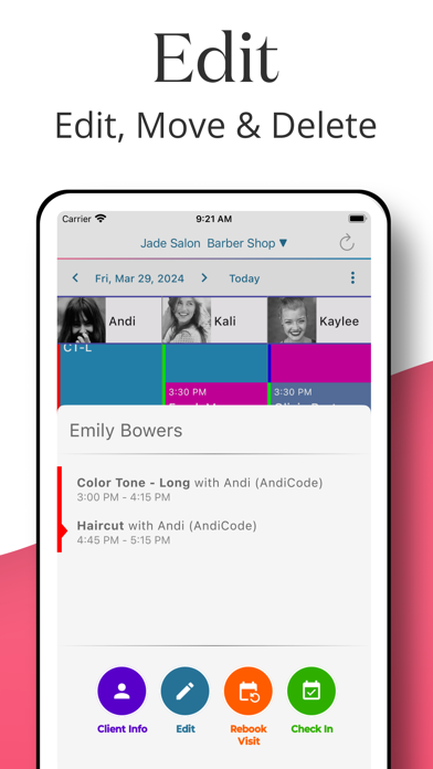 SalonBiz Stylist Screenshot