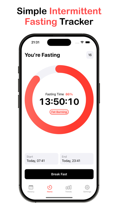 Fire - Intermittent Fasting Screenshot