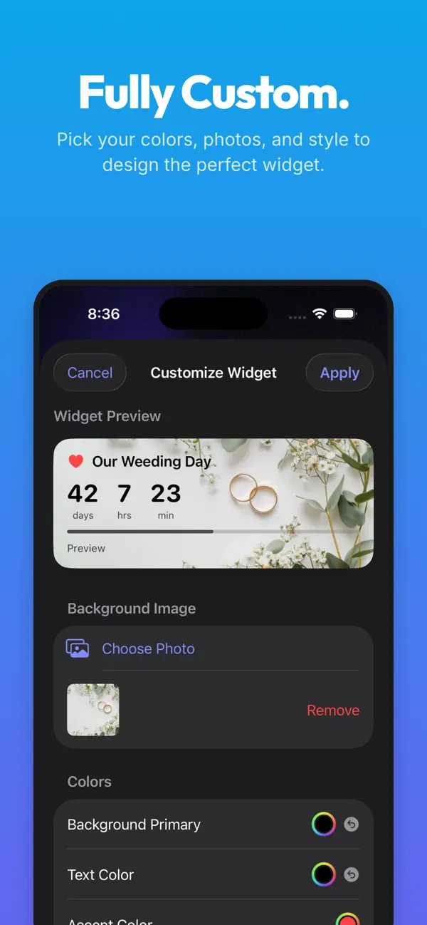 #2. Countdown Kit - Widget & Timer (iOS) De: Jose Mikhail
