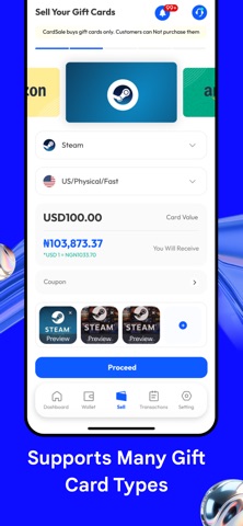 CardSale - We buy gift cards iPhone screenshot