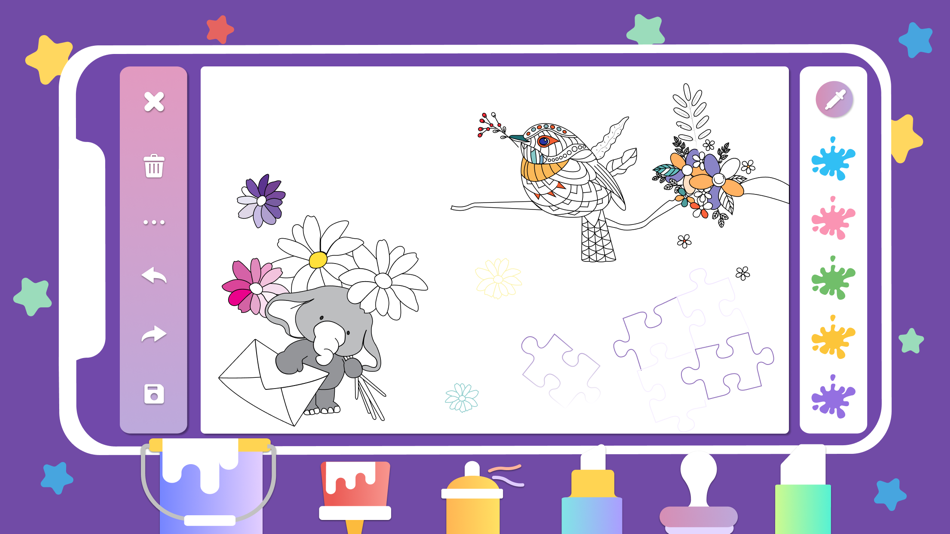 #2. Happy Coloring Games: PlayTime (iOS) By: WitPlex