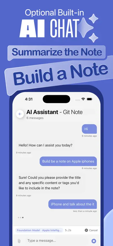 GitNotēs: Notes & Todos + Git screenshot 5