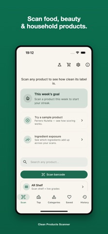 Clean Products: Food Scanner iPhone screenshot
