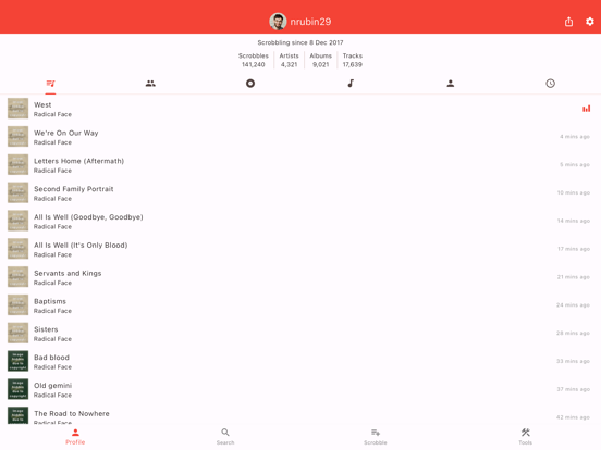 Screenshot #4 pour Finale for Last.fm