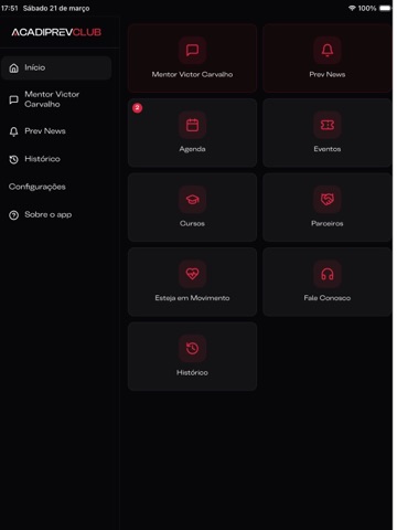 Acadiprev Club iPad screenshot