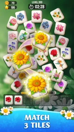 Zen Blossom: Flower Tile Match screenshot 3