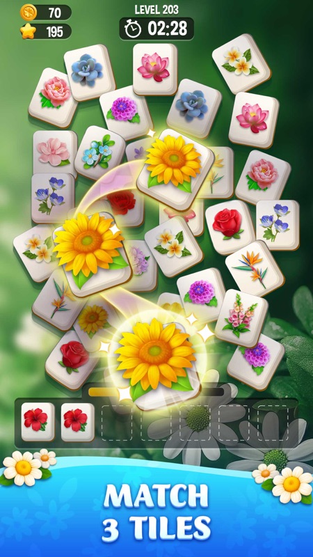 Zen Blossom: Flower Tile Match screenshot 3