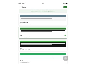 SalatTrack iPad screenshot
