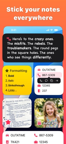 Cheatsheet: Sticky Note Widget Screenshot 1 of 8