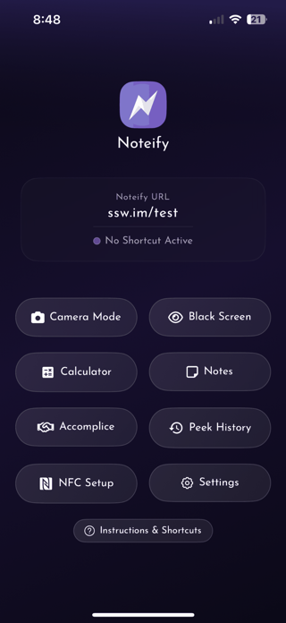 NoteifyApp Screenshot 1 of 2
