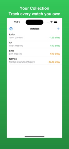 WatchWatcher: Accuracy Tracker iPhone screenshot