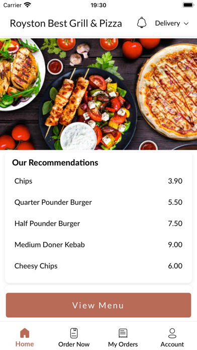 Royston Best Grill & Pizza. Screenshot