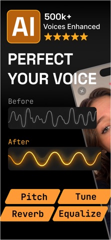 Voice Tune - Auto Recorder iPhone screenshot