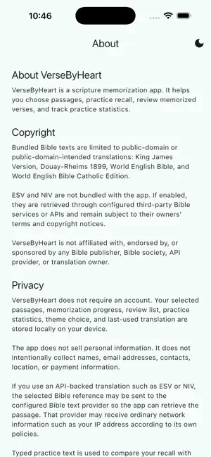 VerseByHeart screenshot 4