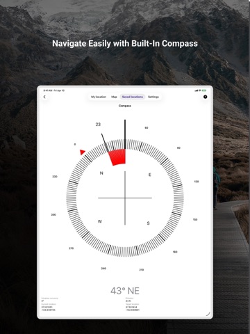 My Altitude and Elevation GPS iPad screenshot