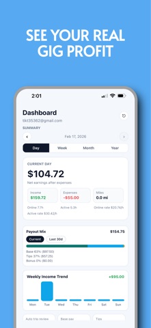 GigBalance: Gig Income Tracker screenshot
