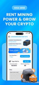Giga Miner: Bitcoin Mining screenshot