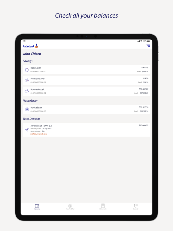 Screenshot #6 pour Rabobank Online Savings NZ