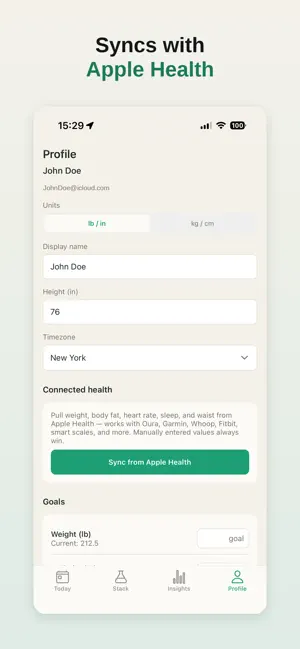 Limitless Life Tracker screenshot 2