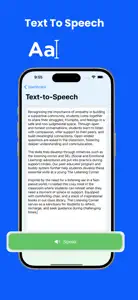 Text To Speech - SpeakyText screenshot #1 for iPhone