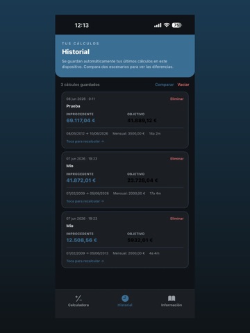 Calculadora Despido iPad screenshot